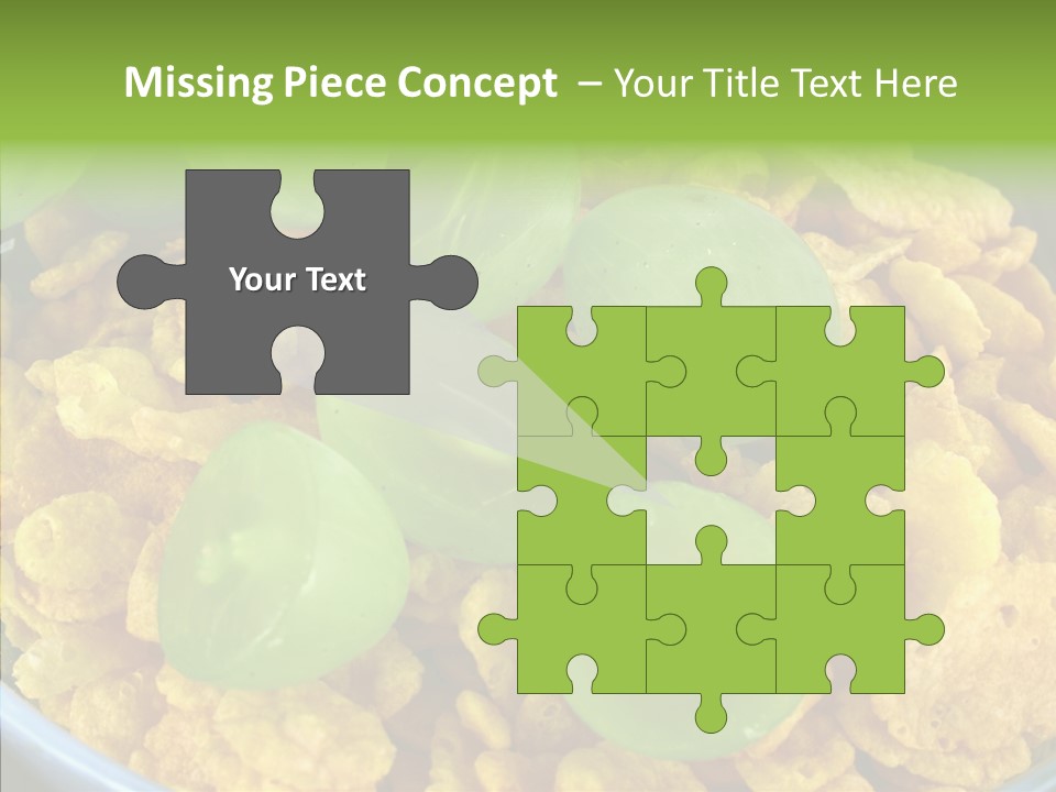 White Food Breakfast PowerPoint Template