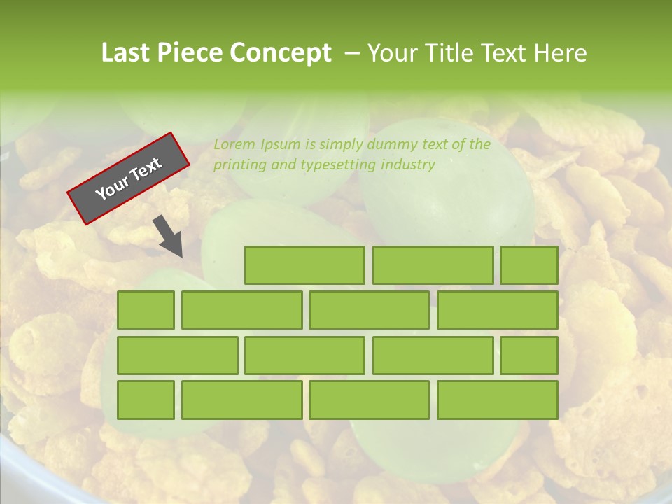 White Food Breakfast PowerPoint Template