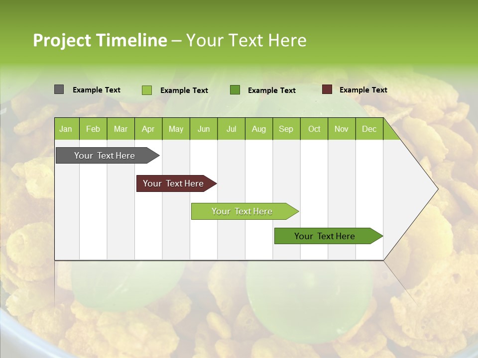 White Food Breakfast PowerPoint Template