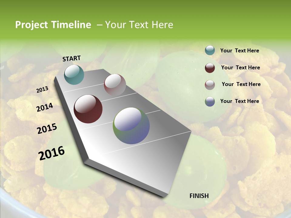 White Food Breakfast PowerPoint Template