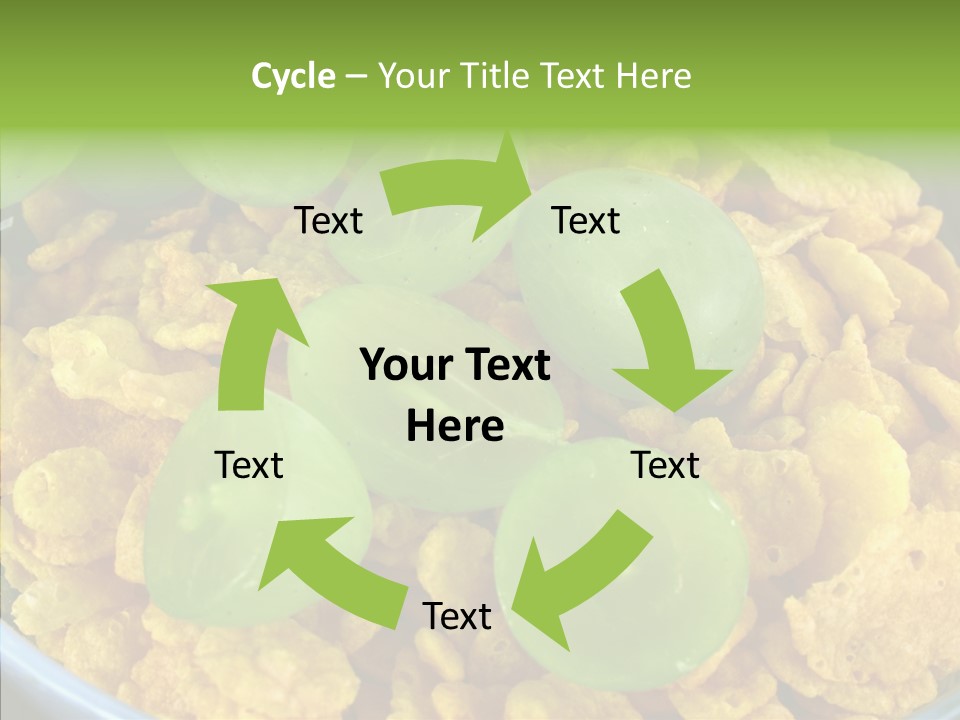 White Food Breakfast PowerPoint Template