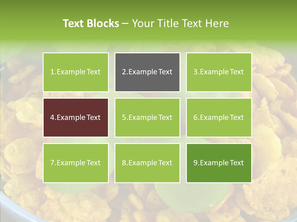 White Food Breakfast PowerPoint Template