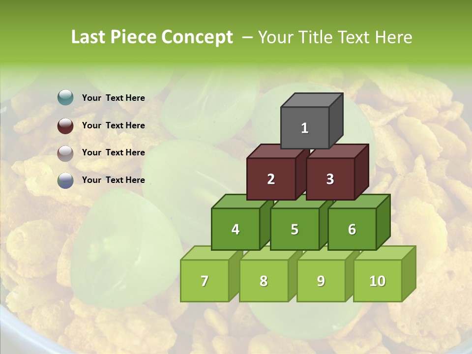 White Food Breakfast PowerPoint Template