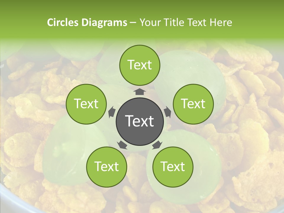 White Food Breakfast PowerPoint Template