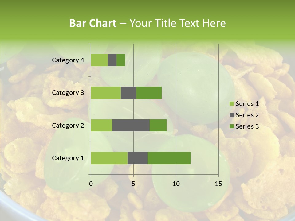 White Food Breakfast PowerPoint Template