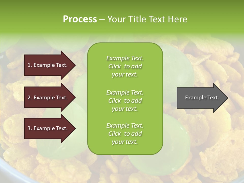 White Food Breakfast PowerPoint Template