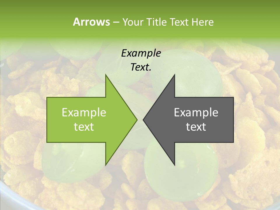 White Food Breakfast PowerPoint Template