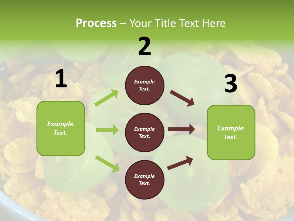 White Food Breakfast PowerPoint Template