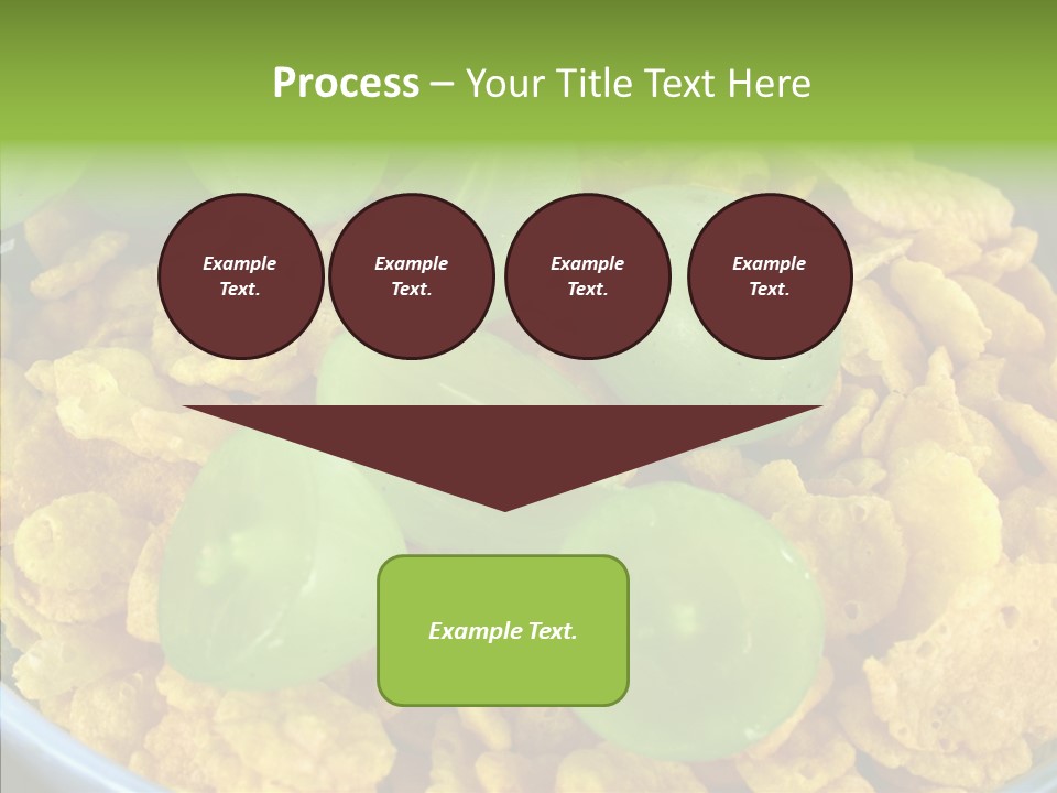 White Food Breakfast PowerPoint Template