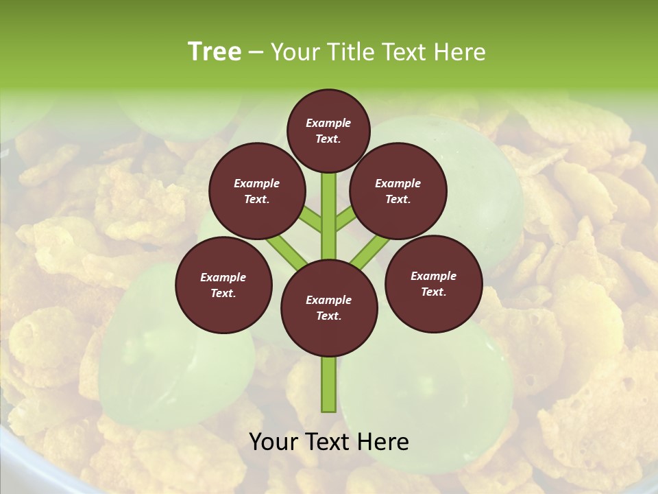 White Food Breakfast PowerPoint Template