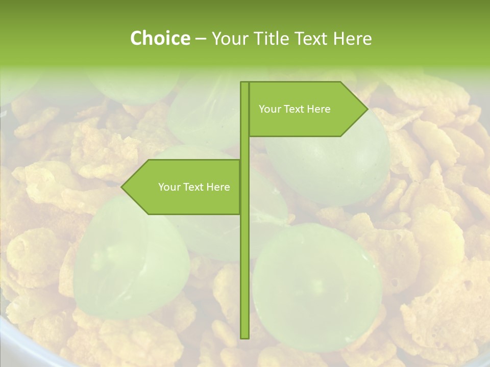 White Food Breakfast PowerPoint Template