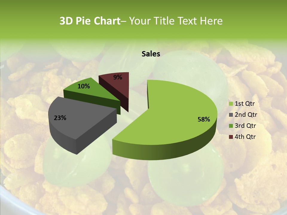 White Food Breakfast PowerPoint Template