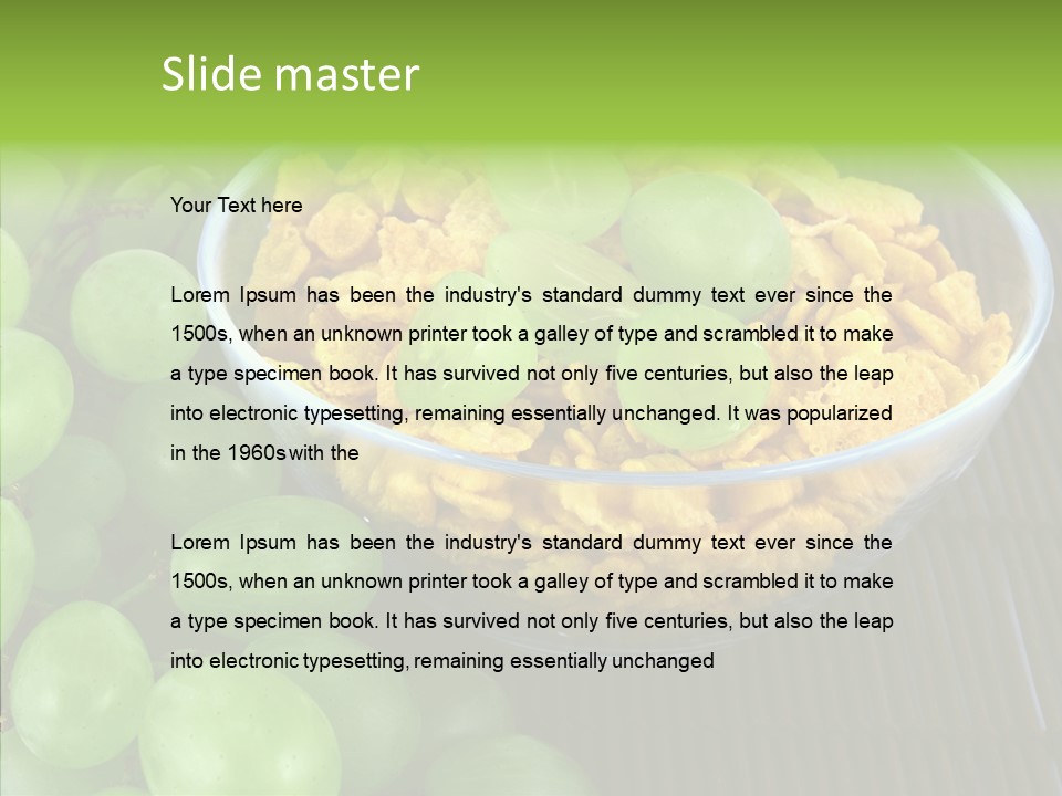 Mix Corn Protein PowerPoint Template