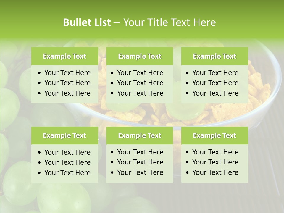 Mix Corn Protein PowerPoint Template