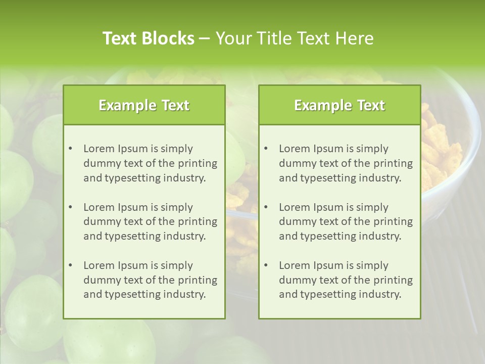 Mix Corn Protein PowerPoint Template