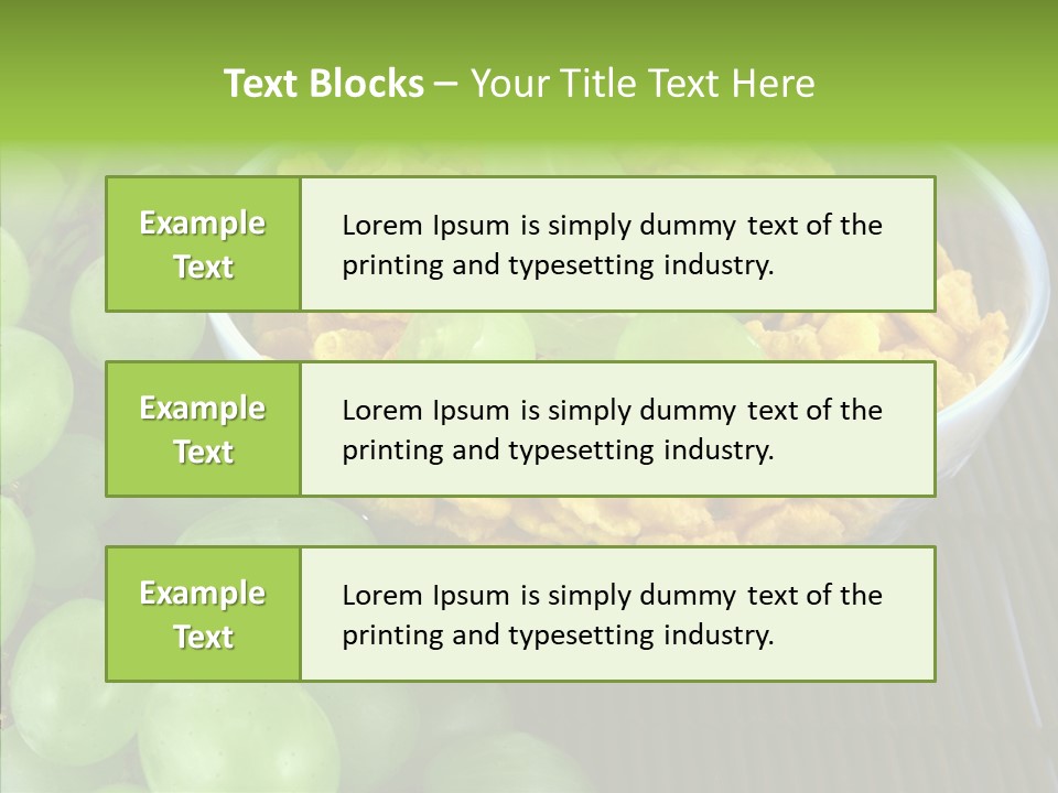 Mix Corn Protein PowerPoint Template