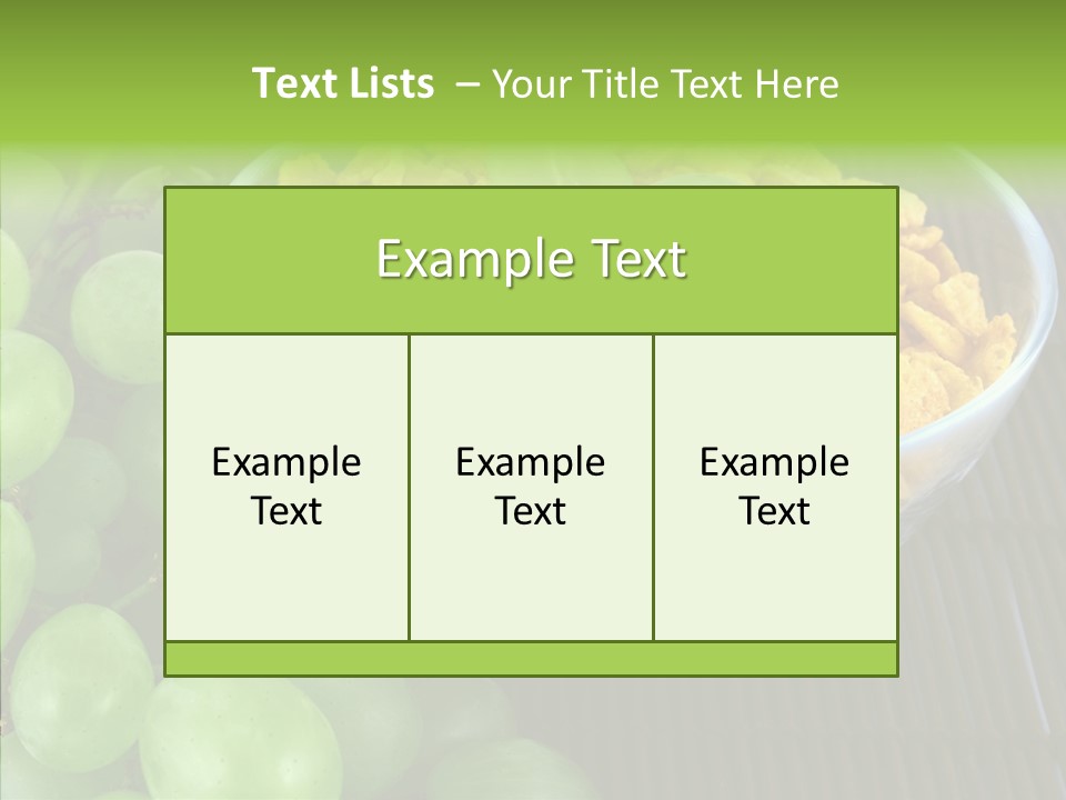 Mix Corn Protein PowerPoint Template