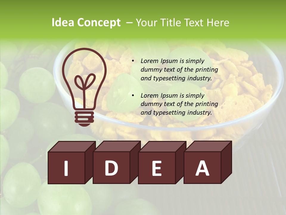 Mix Corn Protein PowerPoint Template