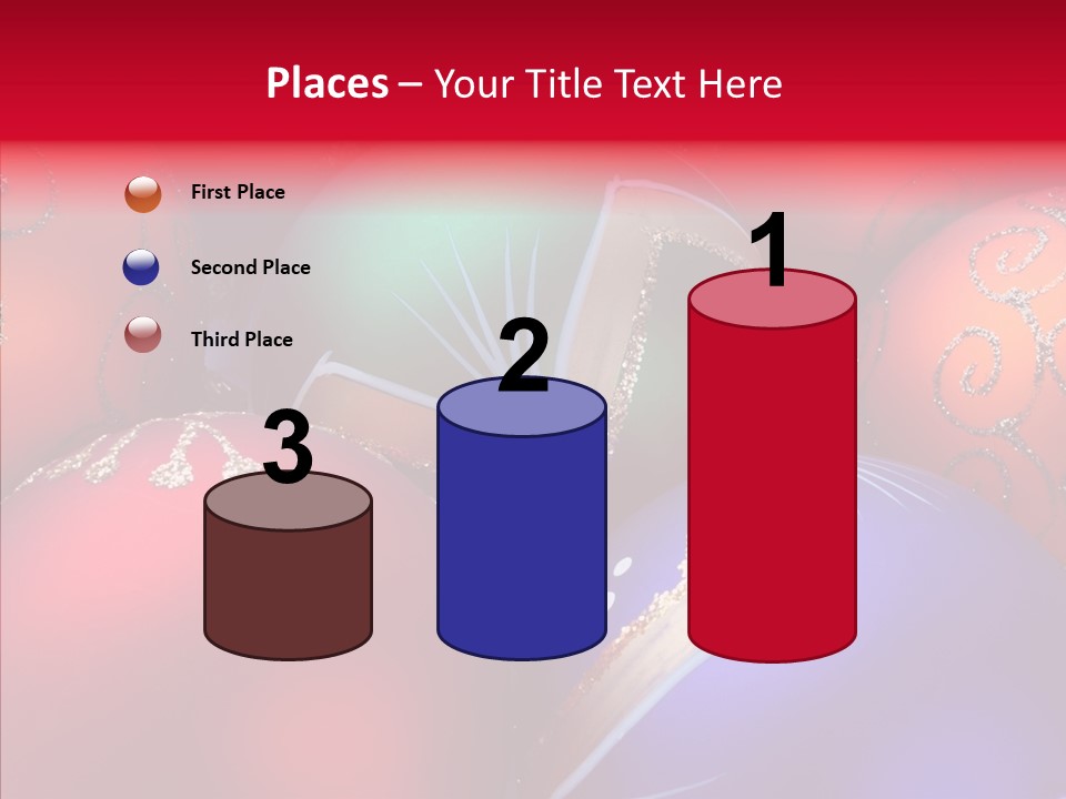 Green Balls Xmas PowerPoint Template