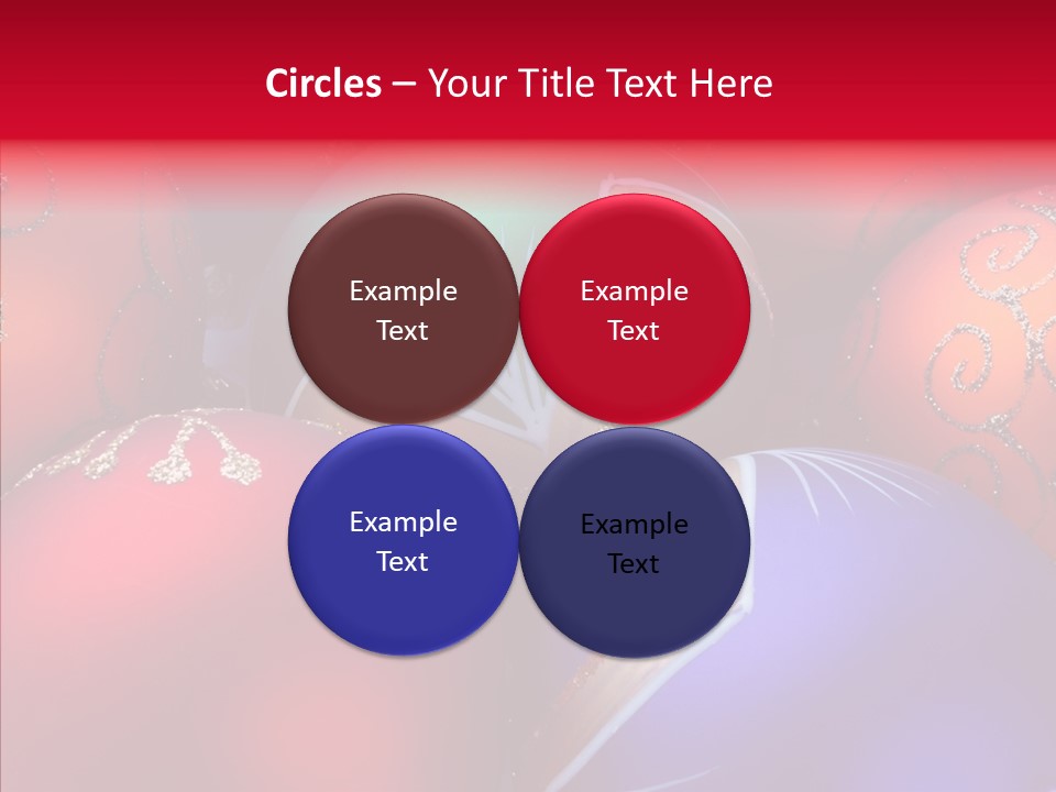 Green Balls Xmas PowerPoint Template