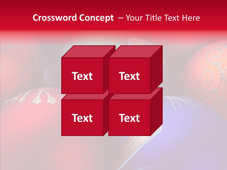 Green Balls Xmas PowerPoint Template