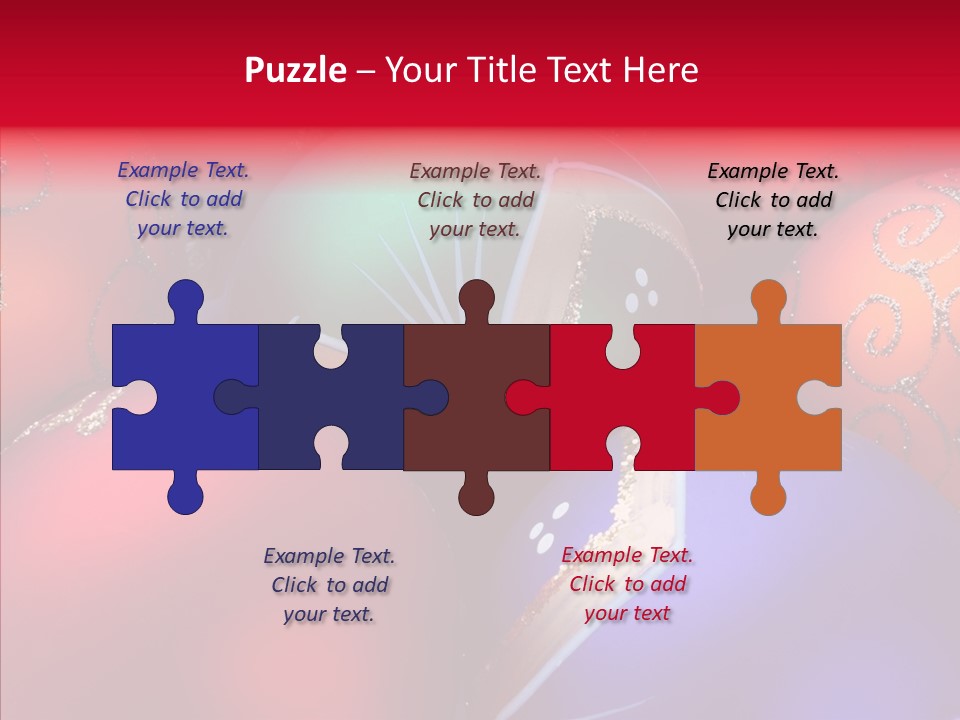 Green Balls Xmas PowerPoint Template