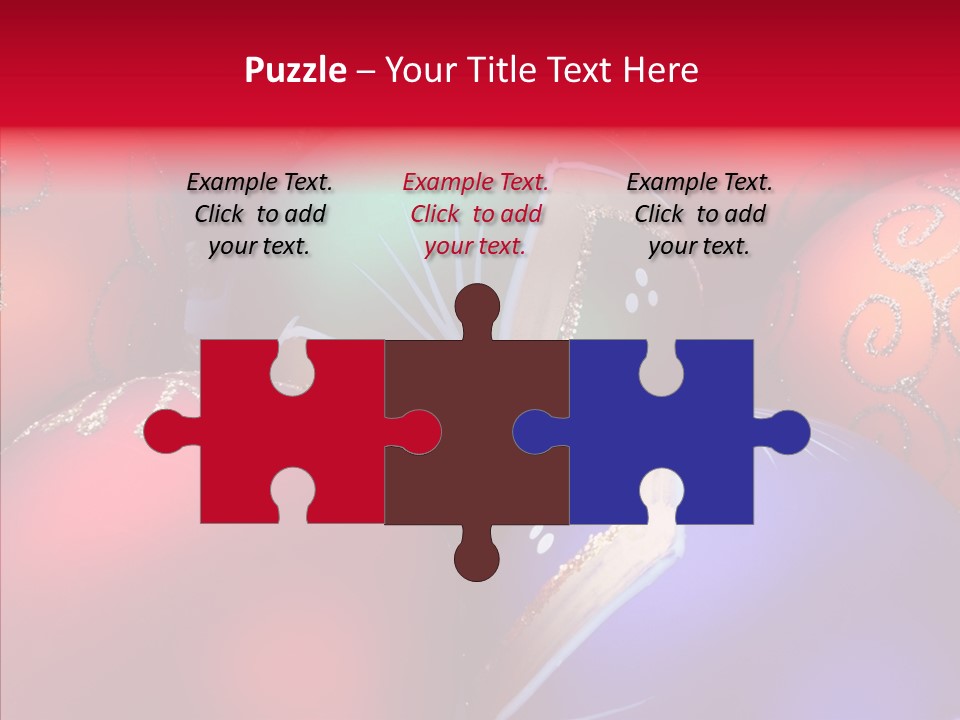 Green Balls Xmas PowerPoint Template