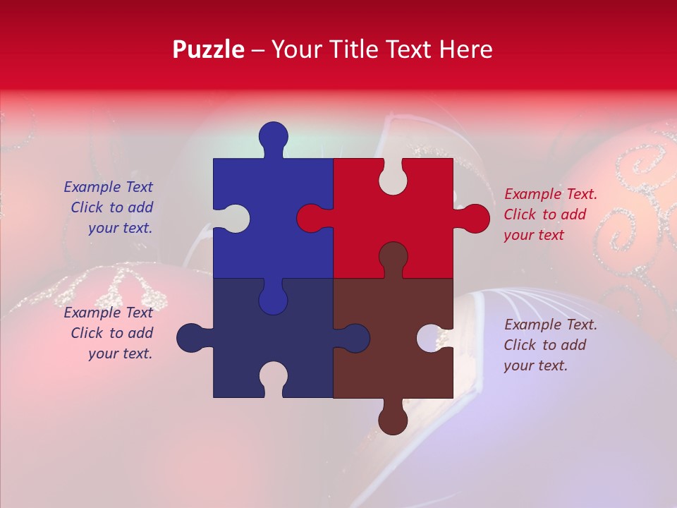 Green Balls Xmas PowerPoint Template