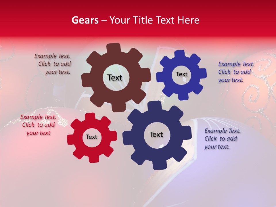 Green Balls Xmas PowerPoint Template