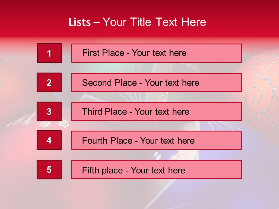 Green Balls Xmas PowerPoint Template