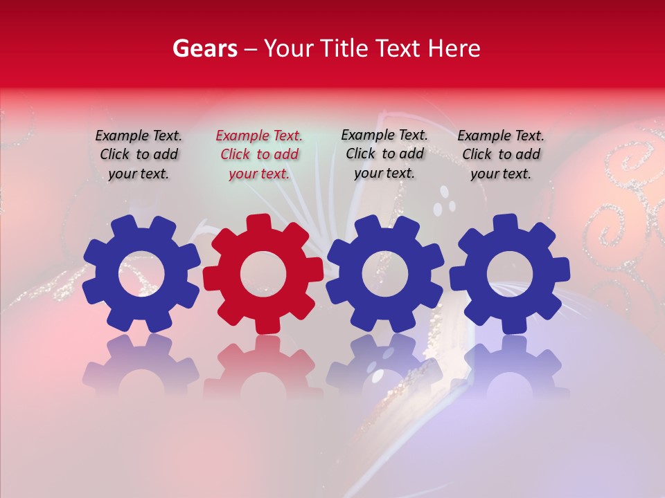 Green Balls Xmas PowerPoint Template