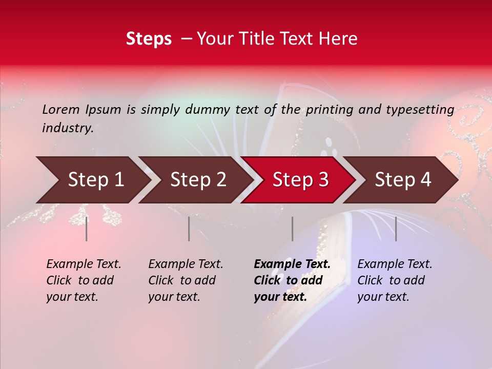 Green Balls Xmas PowerPoint Template