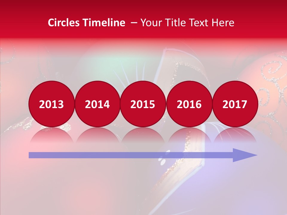 Green Balls Xmas PowerPoint Template