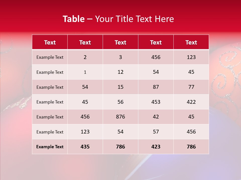 Green Balls Xmas PowerPoint Template