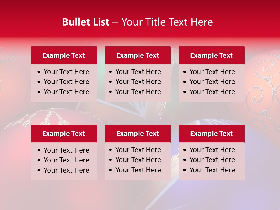 Green Balls Xmas PowerPoint Template