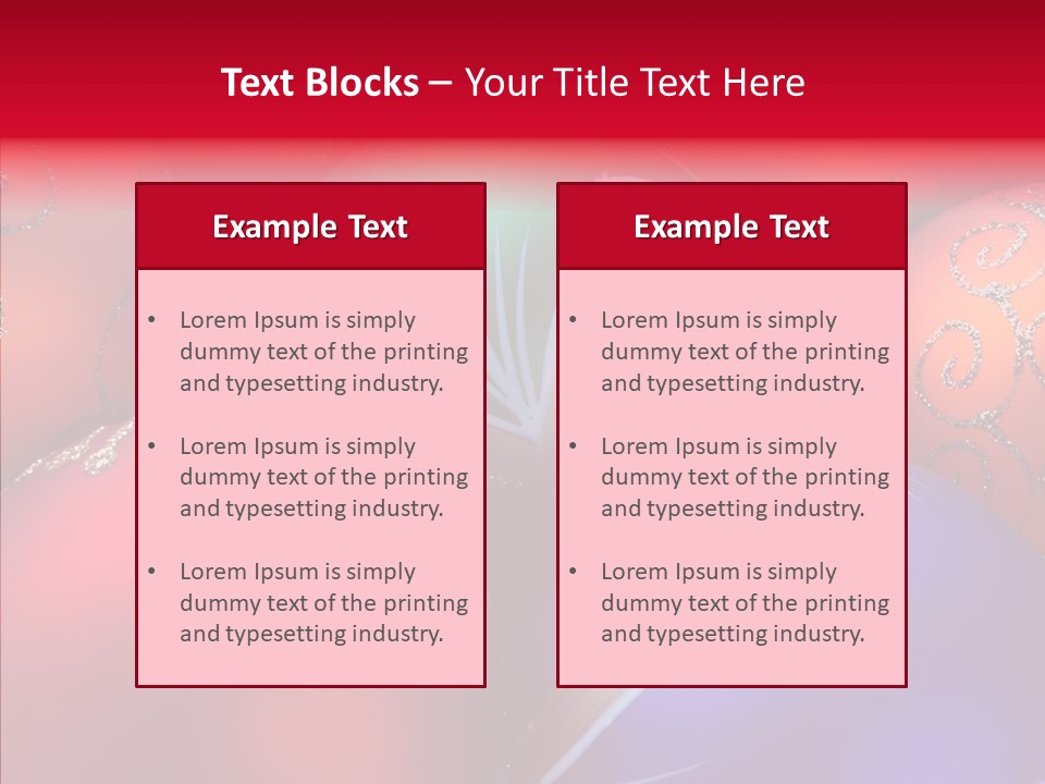 Green Balls Xmas PowerPoint Template