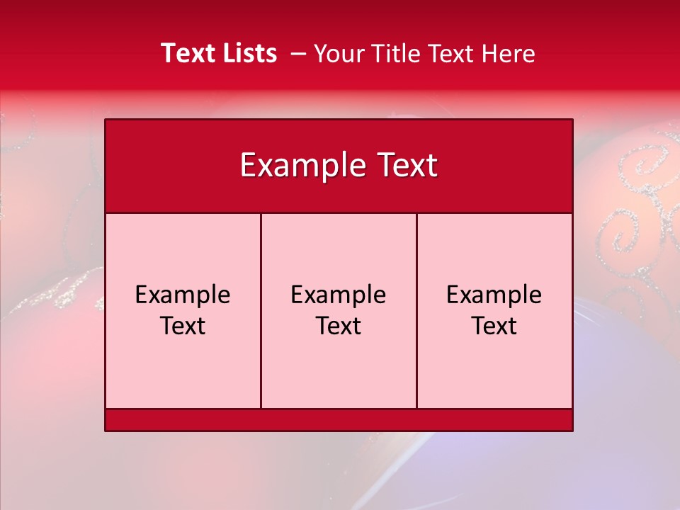 Green Balls Xmas PowerPoint Template
