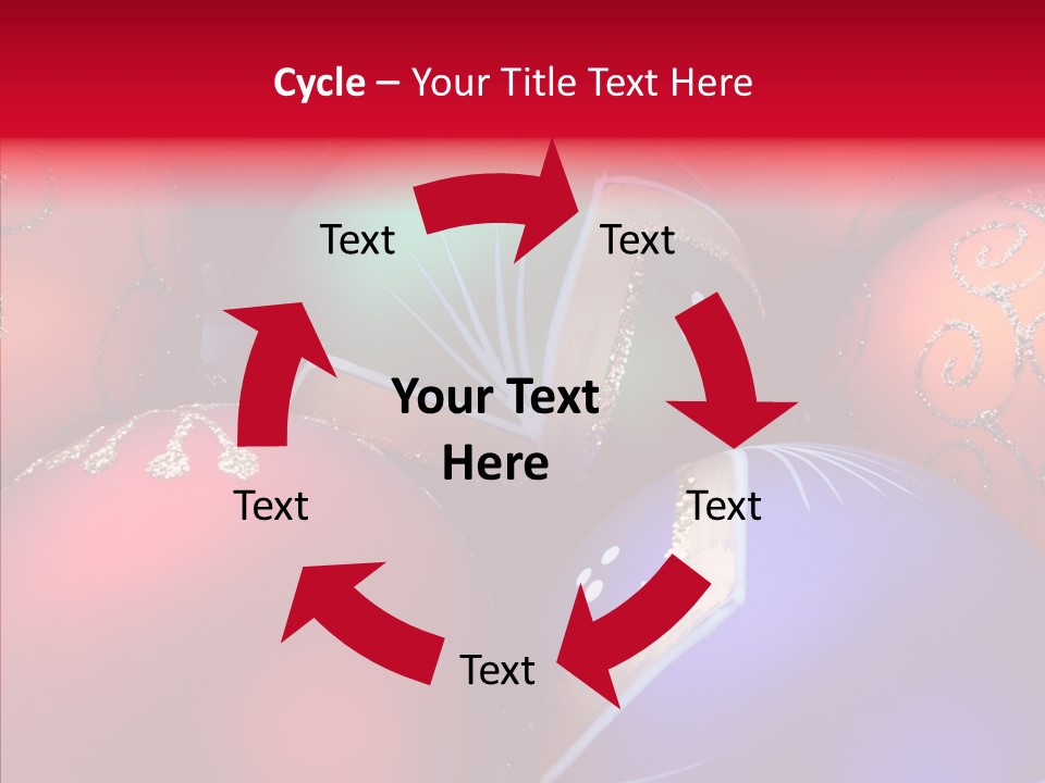 Green Balls Xmas PowerPoint Template