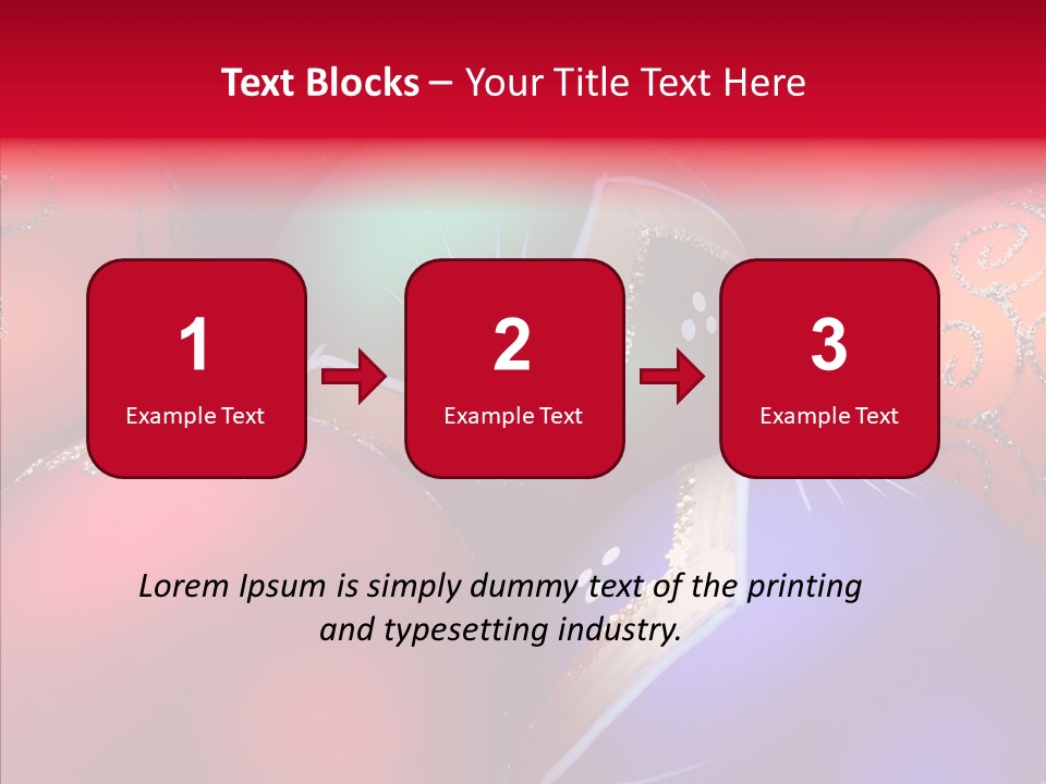 Green Balls Xmas PowerPoint Template