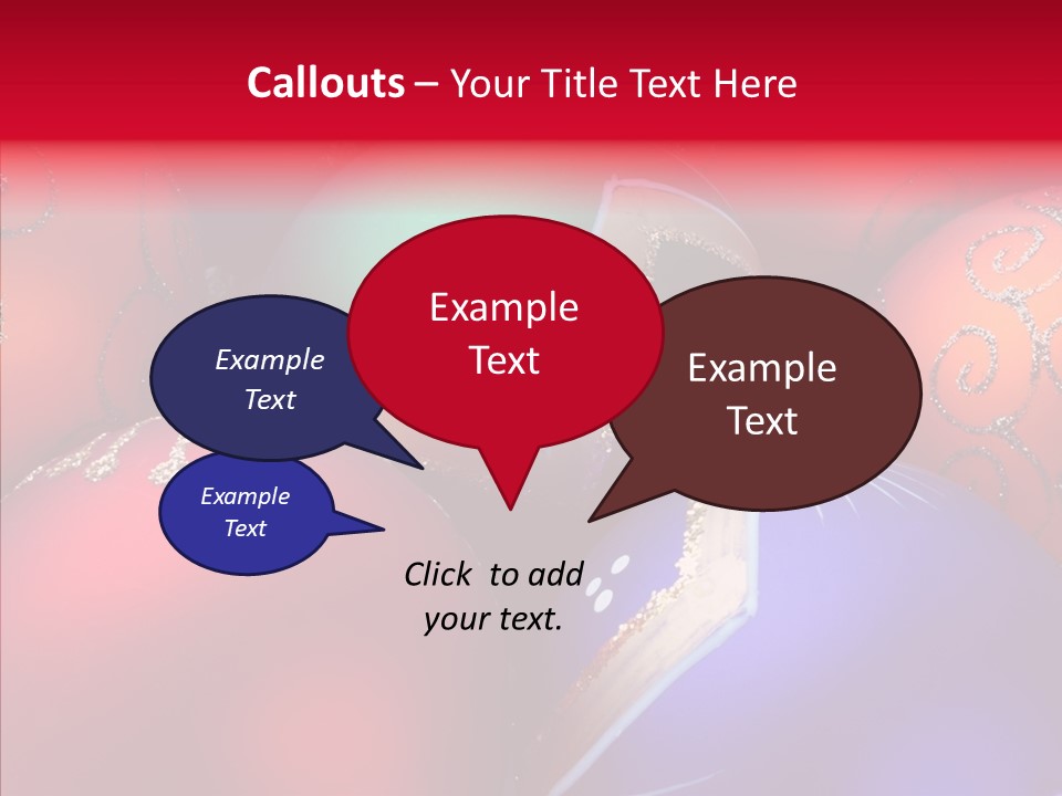 Green Balls Xmas PowerPoint Template