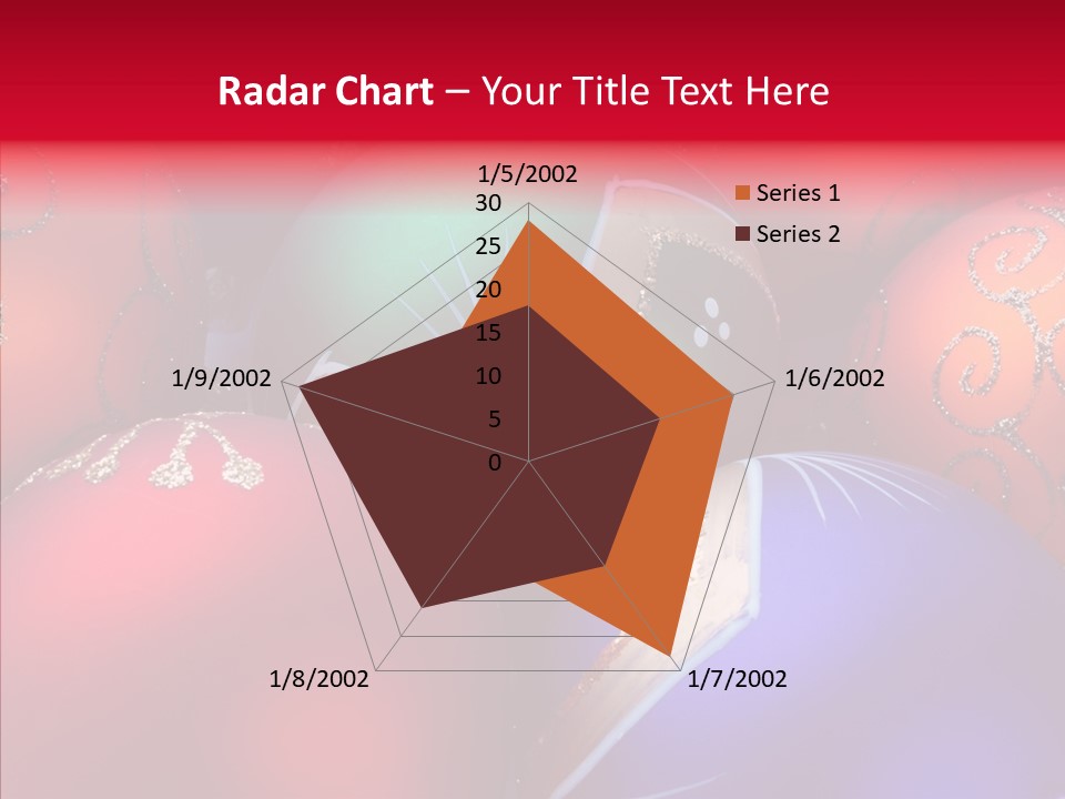 Green Balls Xmas PowerPoint Template