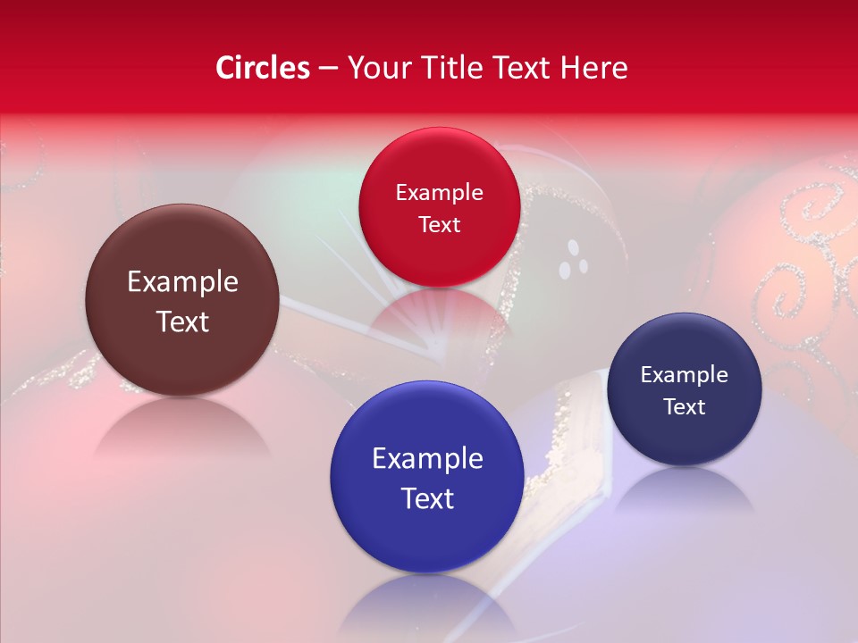 Green Balls Xmas PowerPoint Template