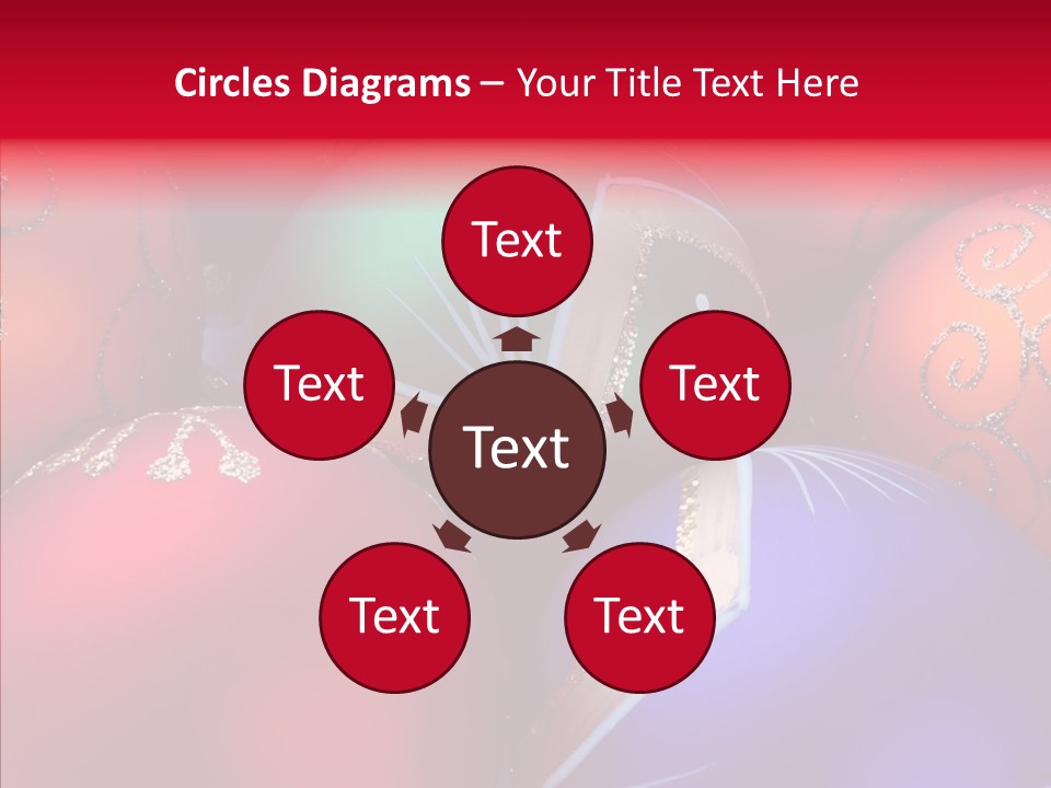 Green Balls Xmas PowerPoint Template