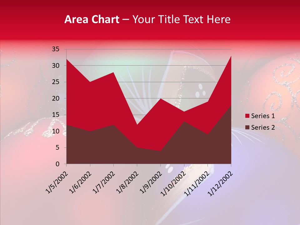 Green Balls Xmas PowerPoint Template