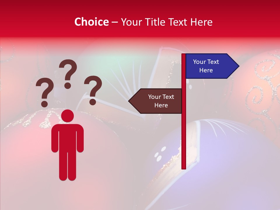 Green Balls Xmas PowerPoint Template