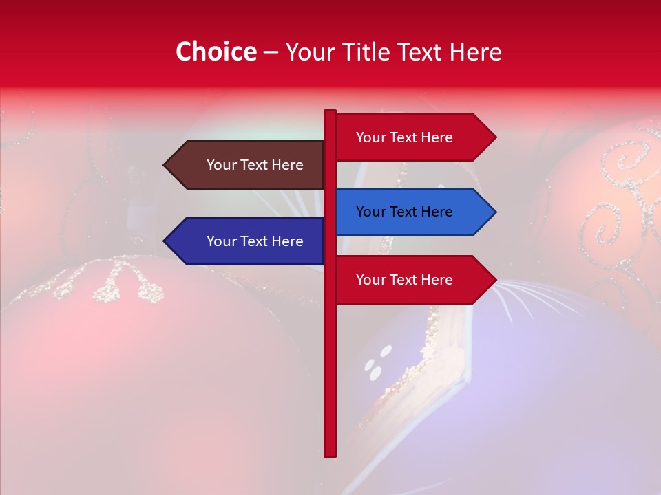 Green Balls Xmas PowerPoint Template