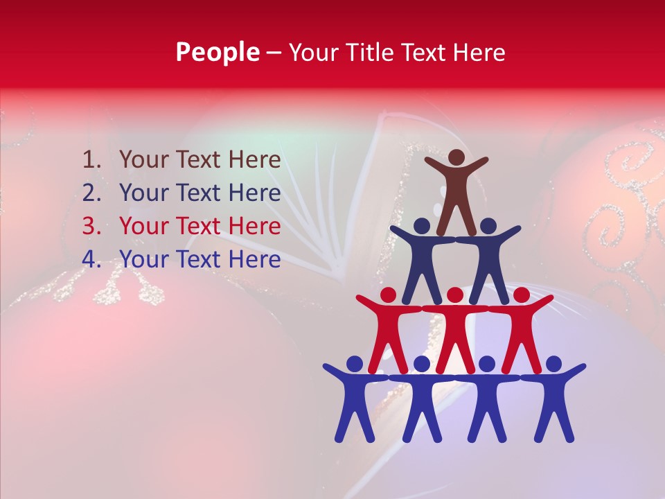 Green Balls Xmas PowerPoint Template