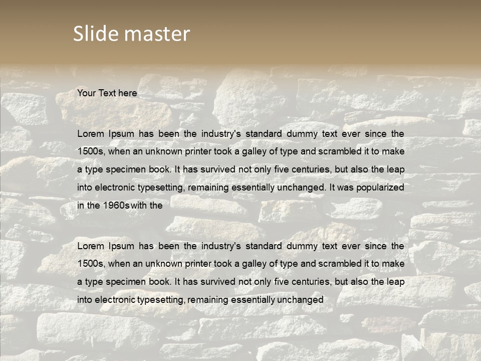 Paint Artistic Decorative PowerPoint Template