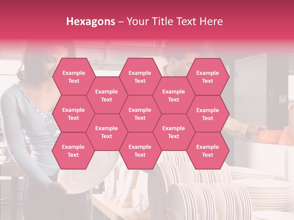 Color Dishes Couple PowerPoint Template