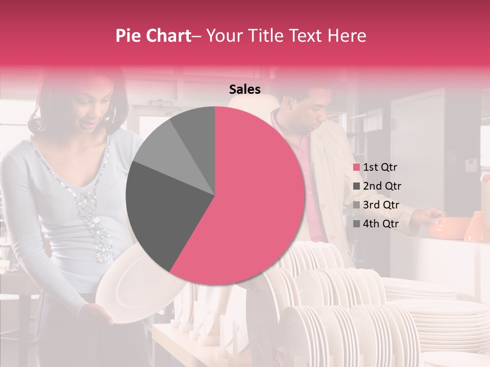 Color Dishes Couple PowerPoint Template
